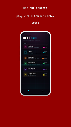 Reflexo — Reaction Time Test Screenshot 0