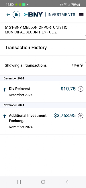 BNY Investments Mutual Funds Screenshot 3