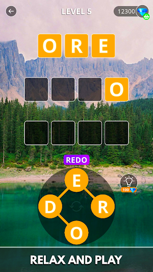 Peaceful Words: Relax Puzzle Screenshot 0