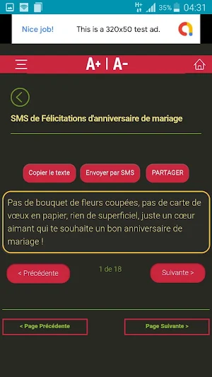 Messages de Félicitations pour toutes occasions Screenshot 1