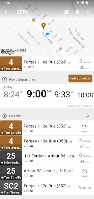 Trois-Rivières STTR Bus - Mon… screenshot 2