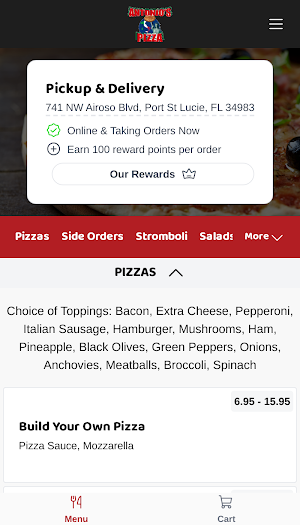 Antonios Pizza Screenshot 1