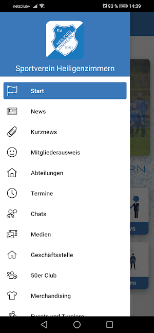 Sportverein Heiligenzimmern Screenshot 2