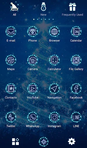 Dreamy Wallpaper Magical Christmas Tree Theme Screenshot 2
