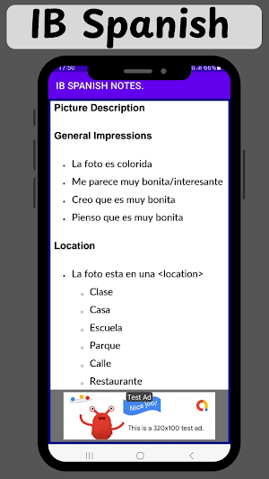 IB Spanish HL SL DP notes Screenshot 2