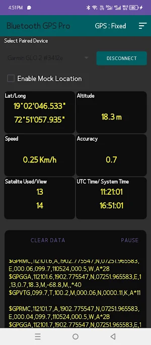 Bluetooth GPS Screenshot 0