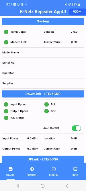 K-Netz 리피터 앱 UI Screenshot 2