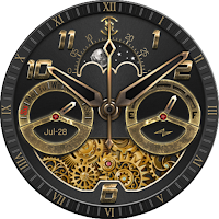 BFF9- Gold Analog Pattern Gear