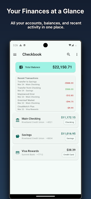 Caffeinated Checkbook Screenshot 0