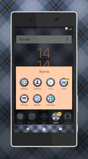 cell pattern | Xperia™ Theme Screenshot 2