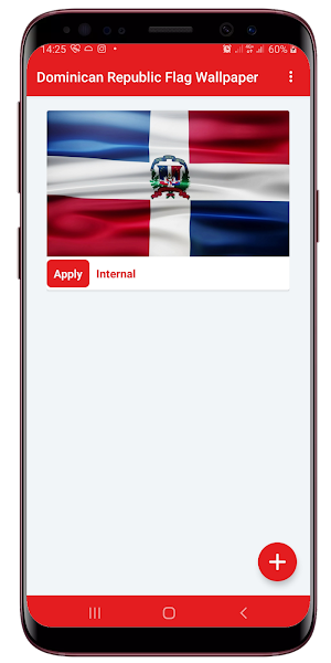 Dominican Flag Live Wallpaper Screenshot 0