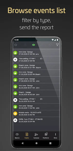 INTEGRA CONTROL Screenshot 2