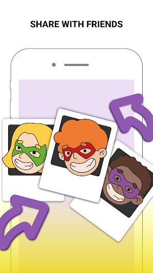 Selfie Heroes Mask Screenshot 0