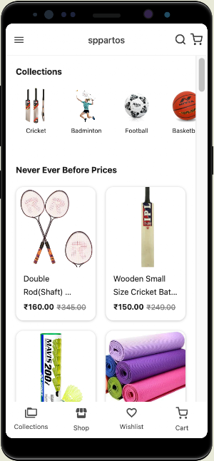Sppartos: Buy Sports Online Screenshot 0