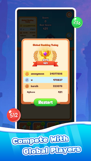 Merge Colored Balls Screenshot 1