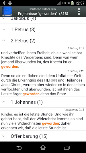 Deutsch Luther Bibel Screenshot 1