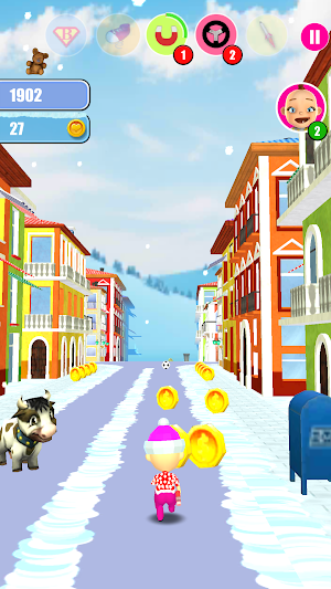 Baby Snow Run - Running Game Screenshot 0