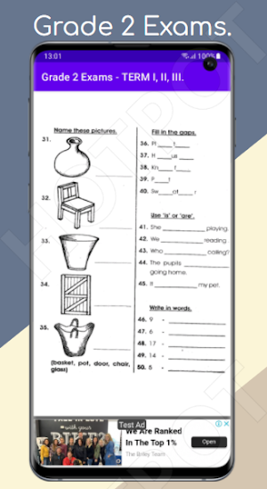 Grade 2 Exams: Term I, II, III Screenshot 2