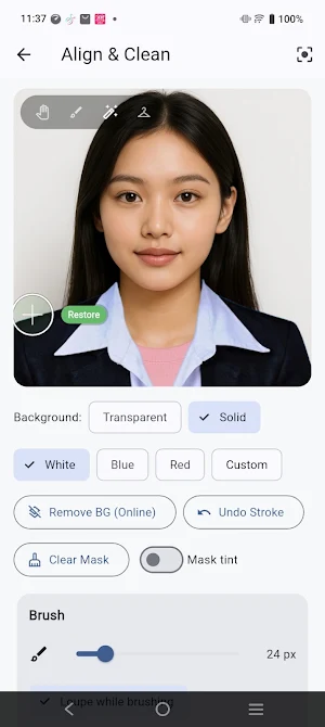 Passport Photo Maker – IDReady Screenshot 3