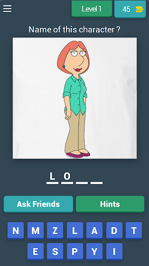 FAMILY GUY QUIZ Screenshot 0