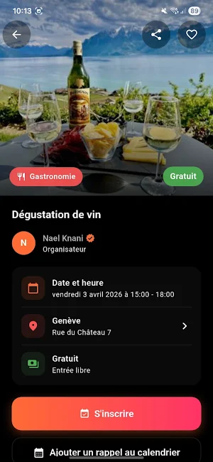 RegioEvent Screenshot 3