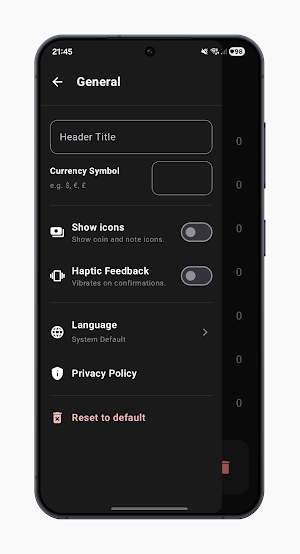 Cash calculator: Bill & Coin Screenshot 3
