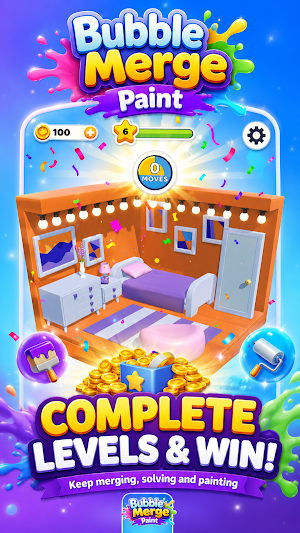 Bubble Merge Paint Screenshot 2