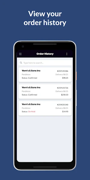 Vern's Food Service Screenshot 2
