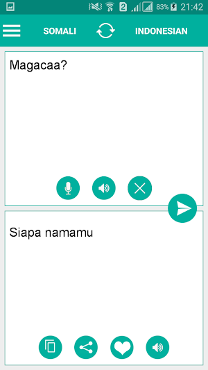 Somali Indonesian Translator Screenshot 0