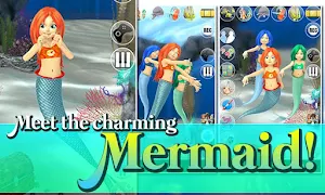 Talking Mermaid Princess NoAds Screenshot 0