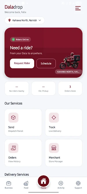 DalaDrop Customer Screenshot 0