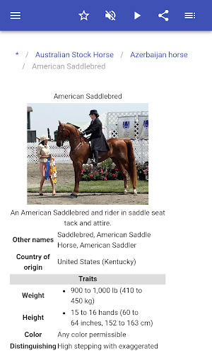 Breeds of horses Screenshot 3