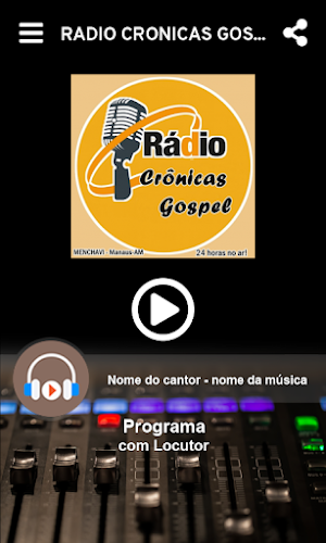 RÁDIO CRONICAS GOSPEL Screenshot 0