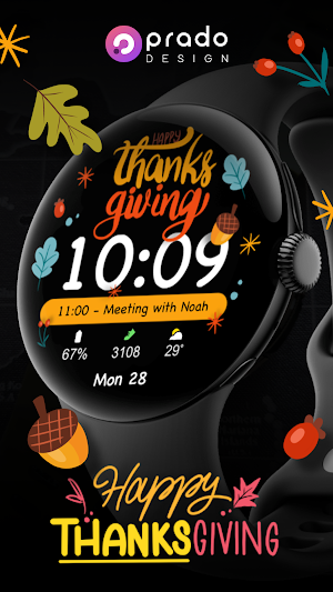 Happy Thanksgiving Autumn Screenshot 1