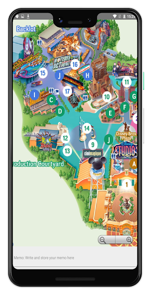 PARIS AMUSEMENT PARK MAP Screenshot 1