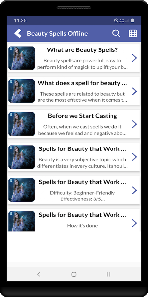 Beauty Spells - Offline Screenshot 1