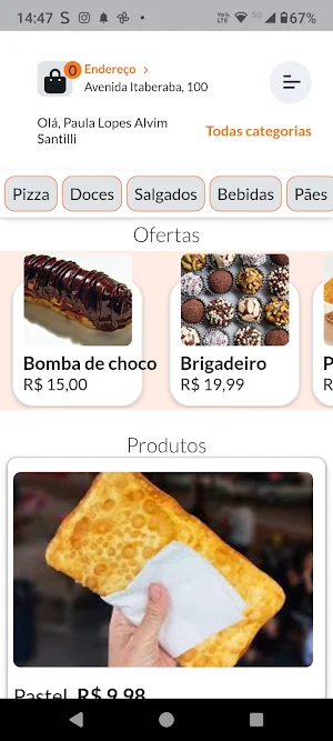 FOOD APP Screenshot 3