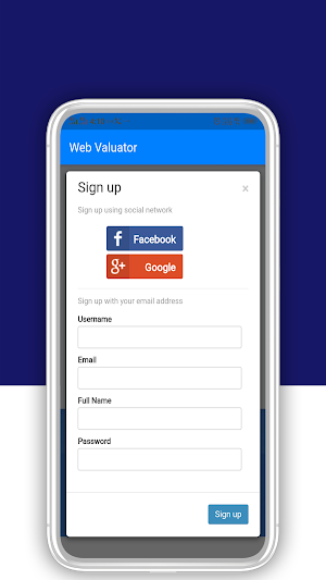 WEB VALUATOR Screenshot 1