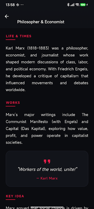 Karl Marx Quotes Screenshot 3