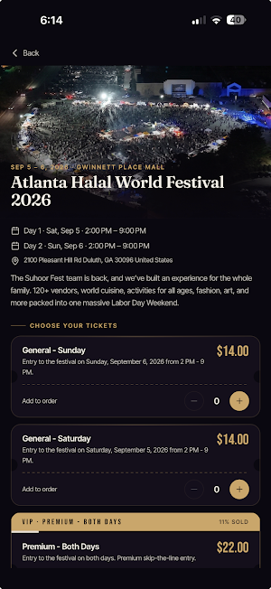 Suhoor Festival Screenshot 1