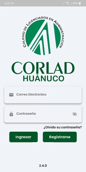 App CORLAD Huánuco Screenshot 1
