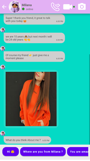 MILANA KHAMETOVA FAKE CALL & C Screenshot 3