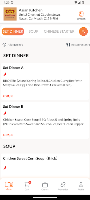 Asian Kitchen Screenshot 2