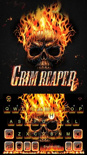 Grim Reaper Keyboard Theme Screenshot 1