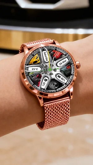 Magz Sporty: Car Wheel Face Screenshot 1