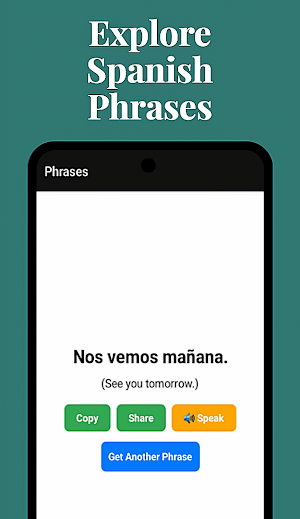 Learn & Speak Spanish Screenshot 1