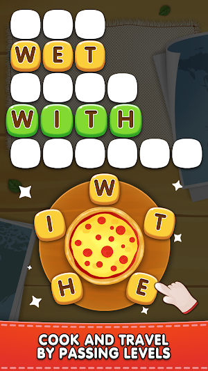 Word Pizza - Word Games Puzzles Screenshot 1