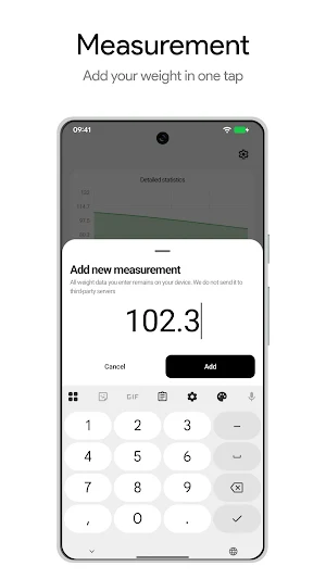 Weight Observer Screenshot 1
