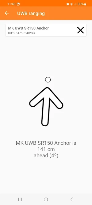 MK UWB Connect Screenshot 2