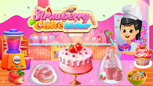Strawberry Cakes Maker Bakery Screenshot 3